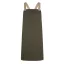 Canvas mellrészes kötény - Oliva/beige