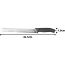 Victorinox sonkakés, bordázott, 25cm, díszdobozban