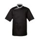 Chef jacket - short-sleeved, with press buttons, 100% cotton