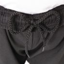 Chefs.hu - sajátgyártású fekete szakácsnadrág, gumis derekú