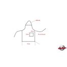 Kötény - melles, csíkos