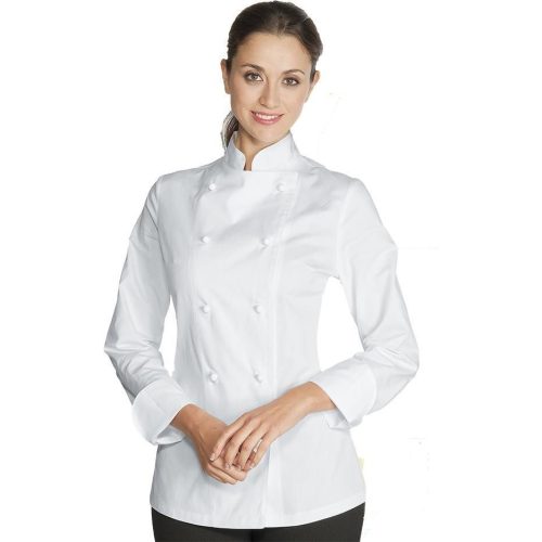 Women's chef jacket, confectioner jacket - long-sleeved