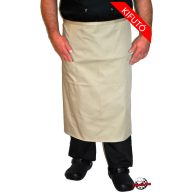 Beige waist apron