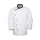 Chef jacket with press buttons - 100% cotton