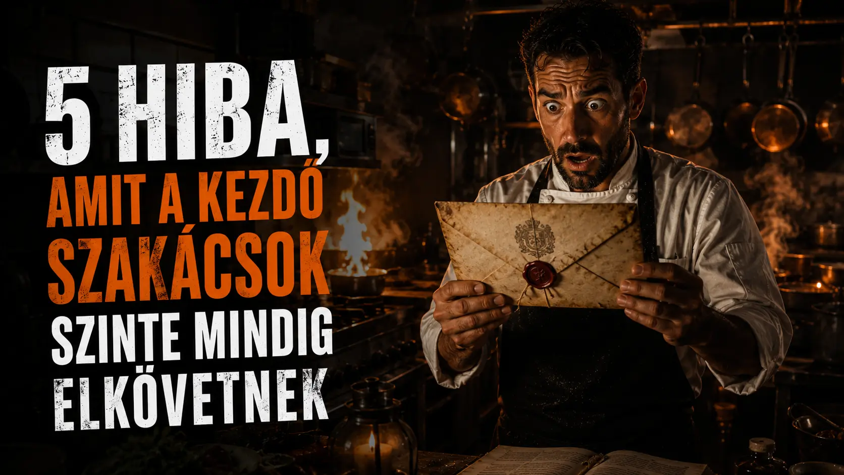 5 hiba, amit a kezdő szakácsok szinte mindig elkövetnek