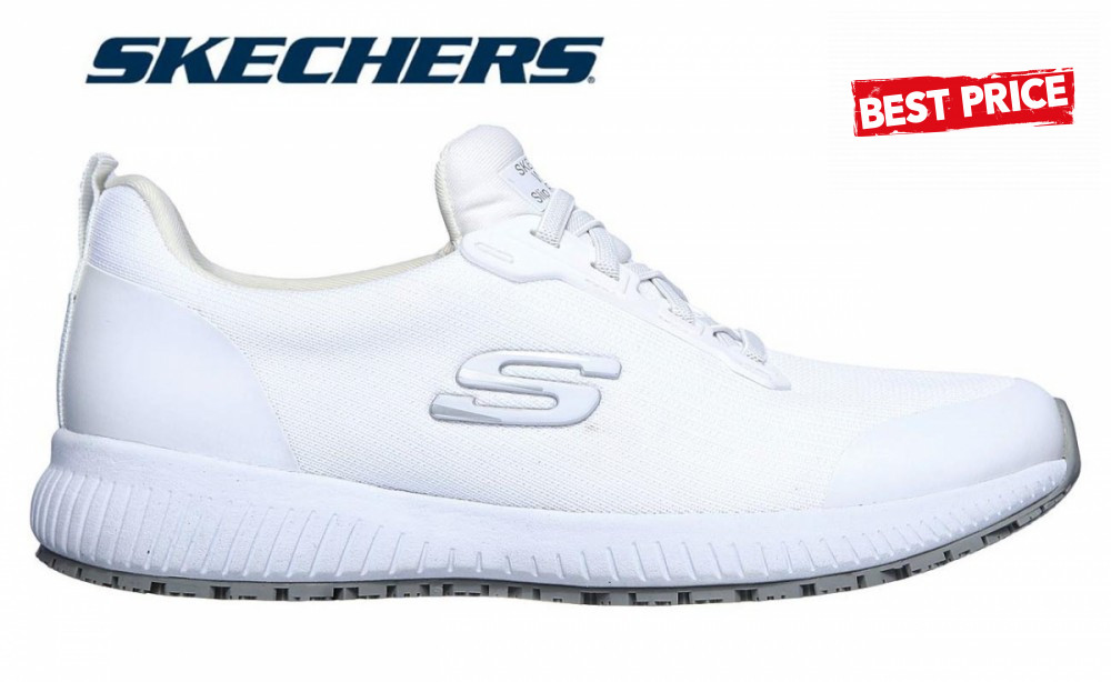 Skechers - SQUAD SR - FEHÉR SZÍNŰ, női felszolgáló cipő